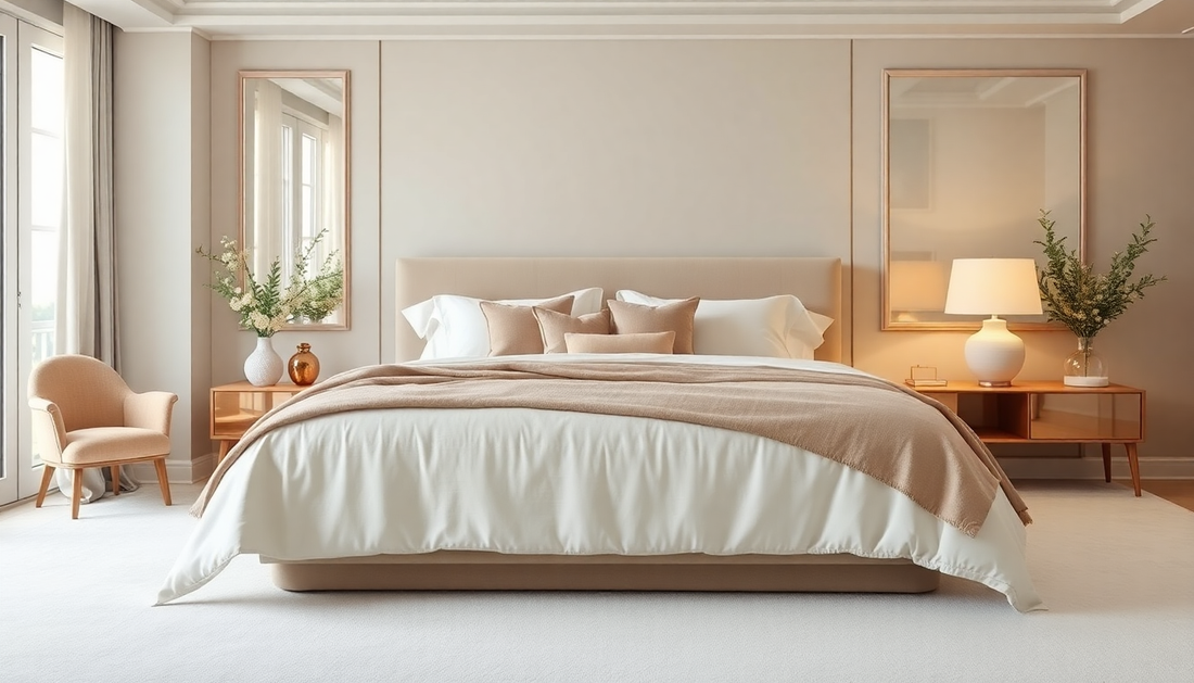 Boxspring-Bett dekorieren: Diese Farben machen es zu Highlight!