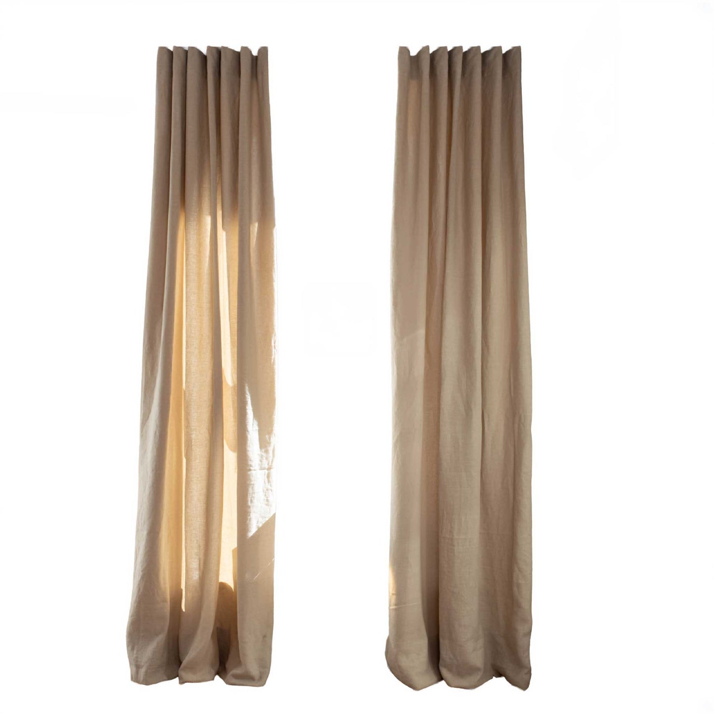 Vorhang Leinen blickdicht