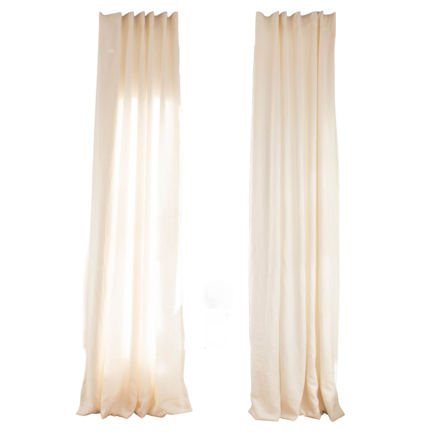 Vorhang Leinen blickdicht