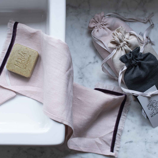 Leinen Gästehandtuch - Geschenkeset